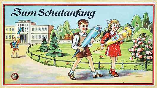 "Zum Schulanfang", Würfelspiel, 1955, Hans Heine