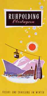 Ruhpolding – "Freude und Erholung im Winter", Reiseprospekt (1956) Ruhpolding – "Freude und Erholung im Winter", Reiseprospekt (1956)