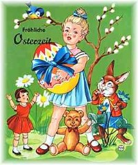 Ostern früher 1950er Jahre