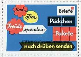 Päckchen nach drüben Päckchen nach drüben